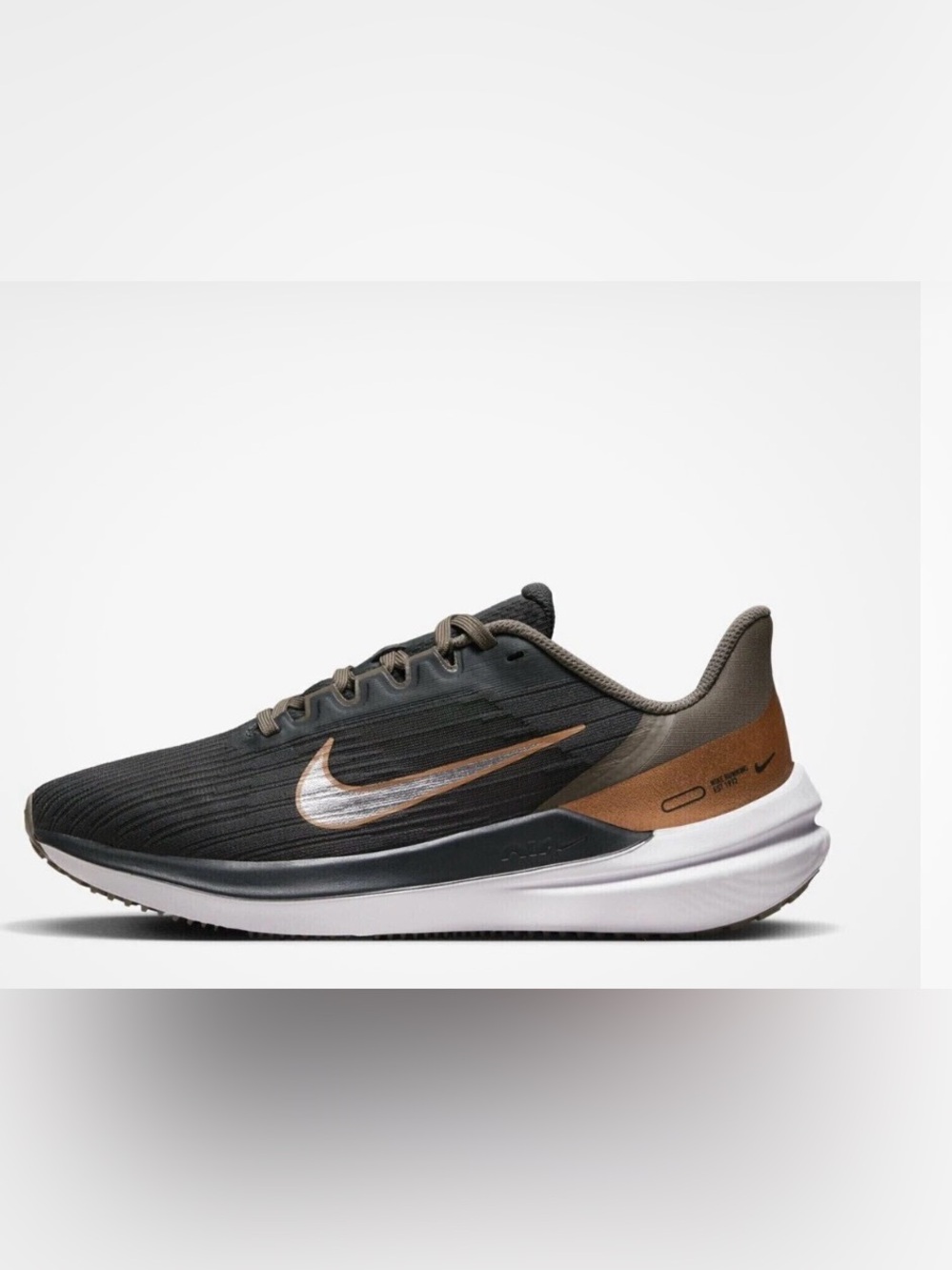 Nike Winflo 9 Running Shoes Women’s Size 6 Gray Bronze DD8686-005 NEW